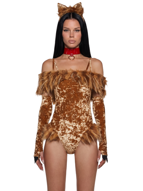 A Scaredy Lion Sexy Movie Character Costume