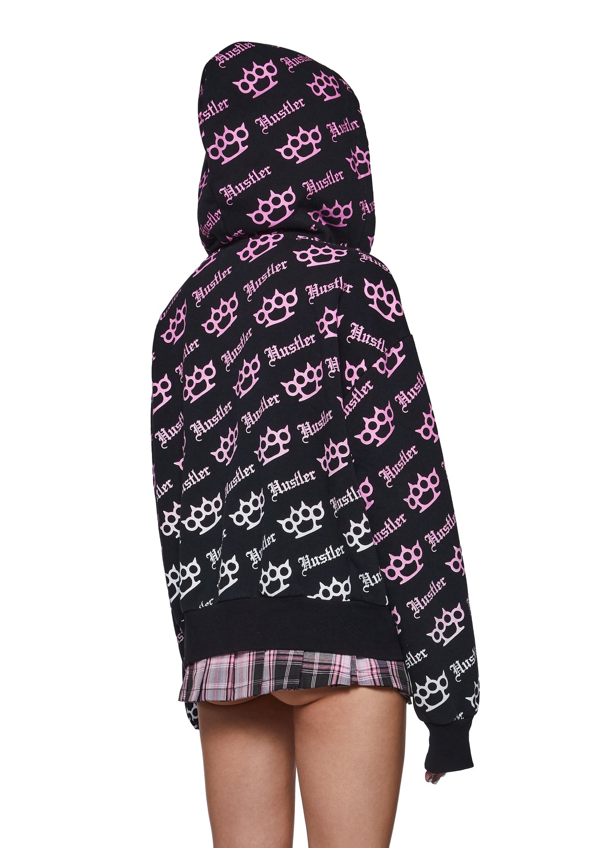 Oversized Claw Knuckle Logo Hoodie
