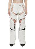 Biker Floating Pants - White