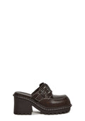 Campus Buckle Platform Mule