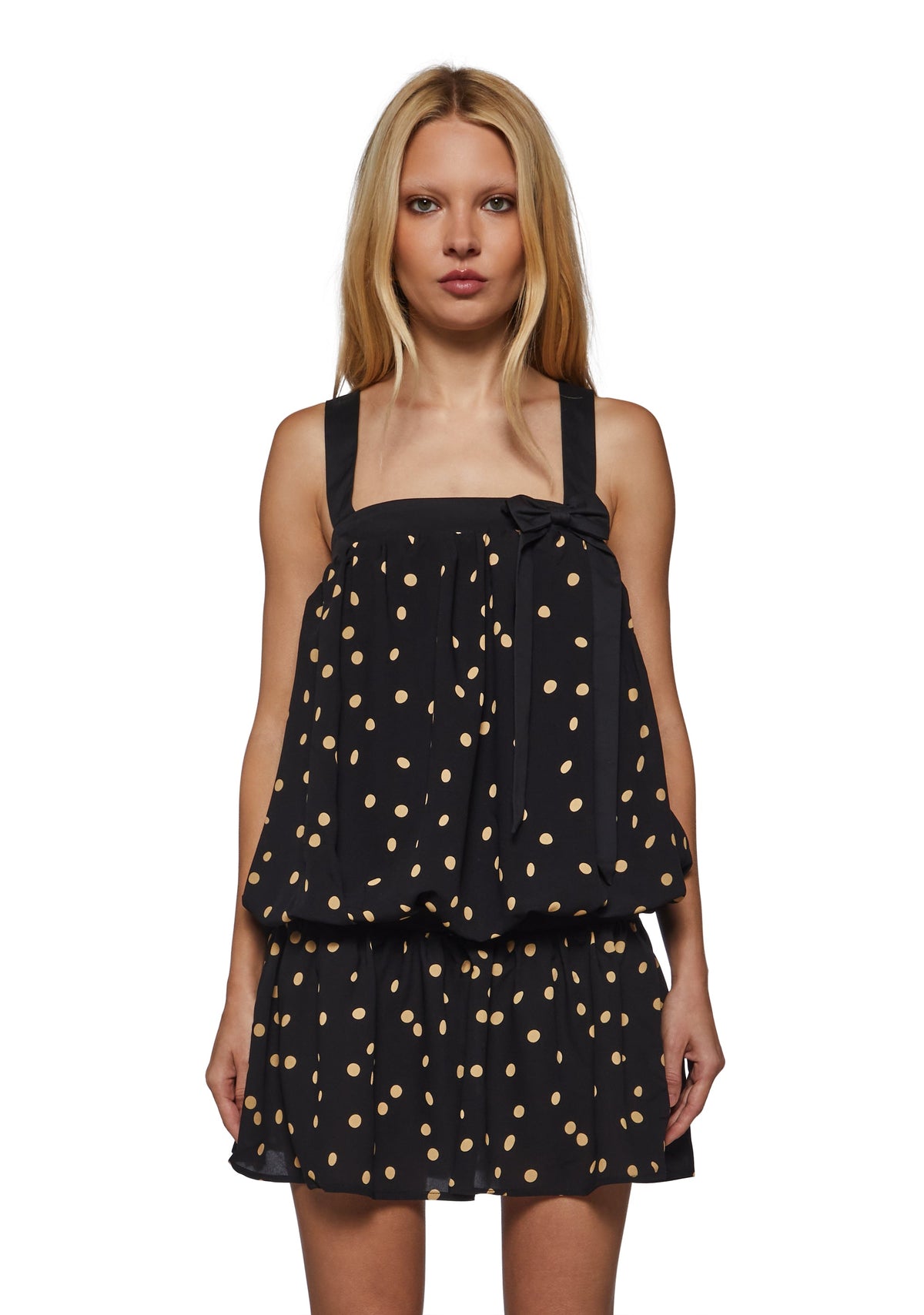 Mimi Drop Waist Bubble Mini Dress