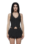 Veronica Pinstripe Vest