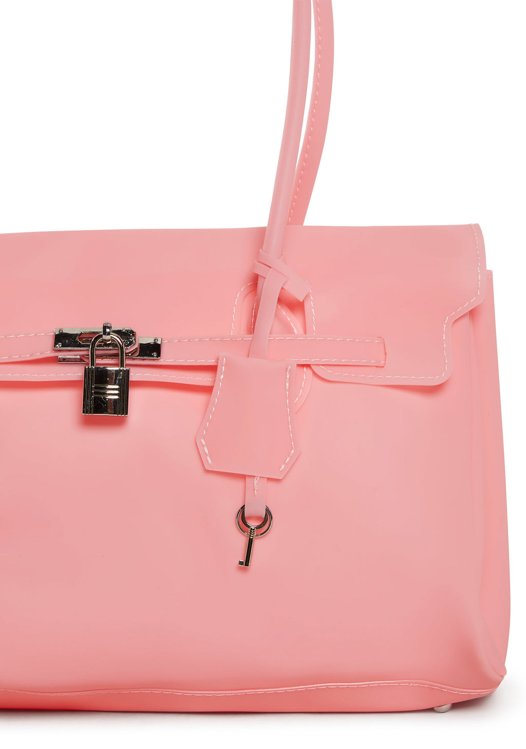Candy Jelly Firkin Handbag - Pink