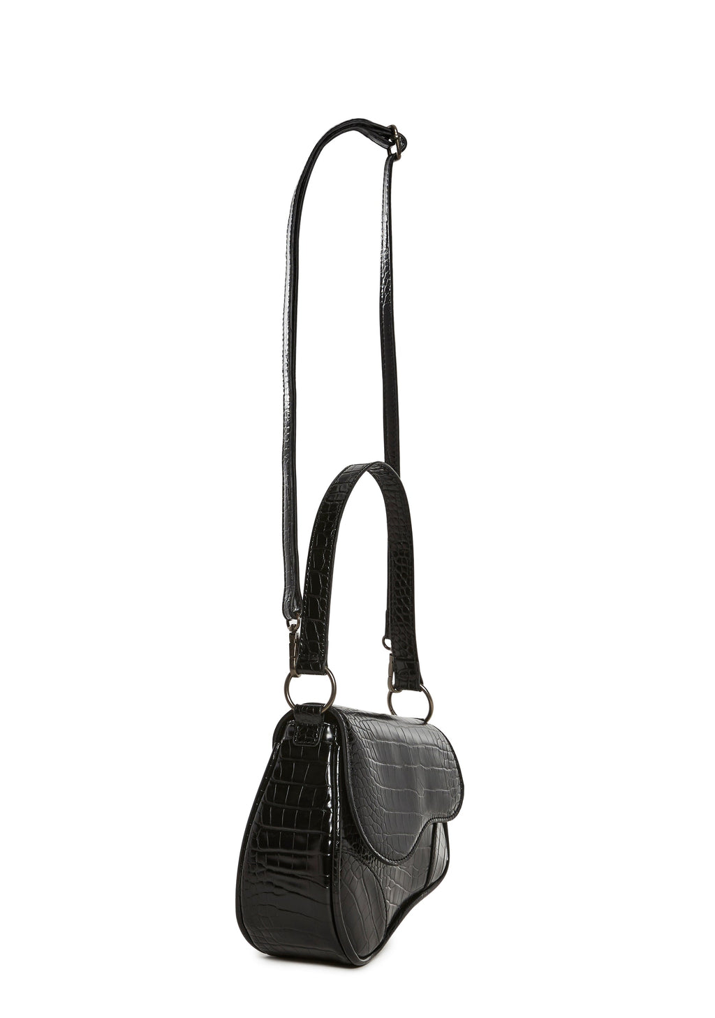 Enamored View Saddle Bag - Black