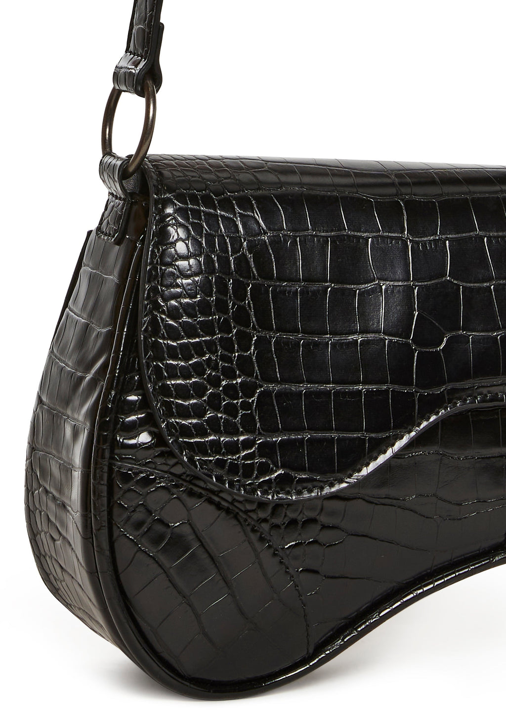 Enamored View Saddle Bag - Black