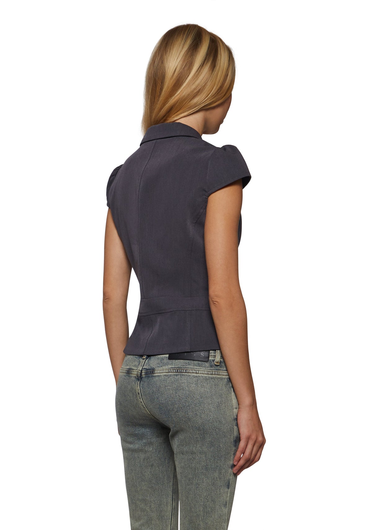 Cleo Tailored Short Sleeve Blazer