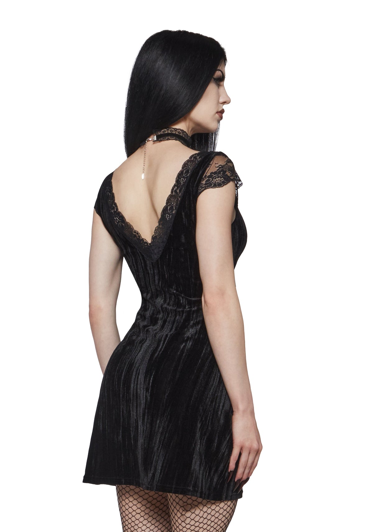 Alice Velvet Babydoll Dress