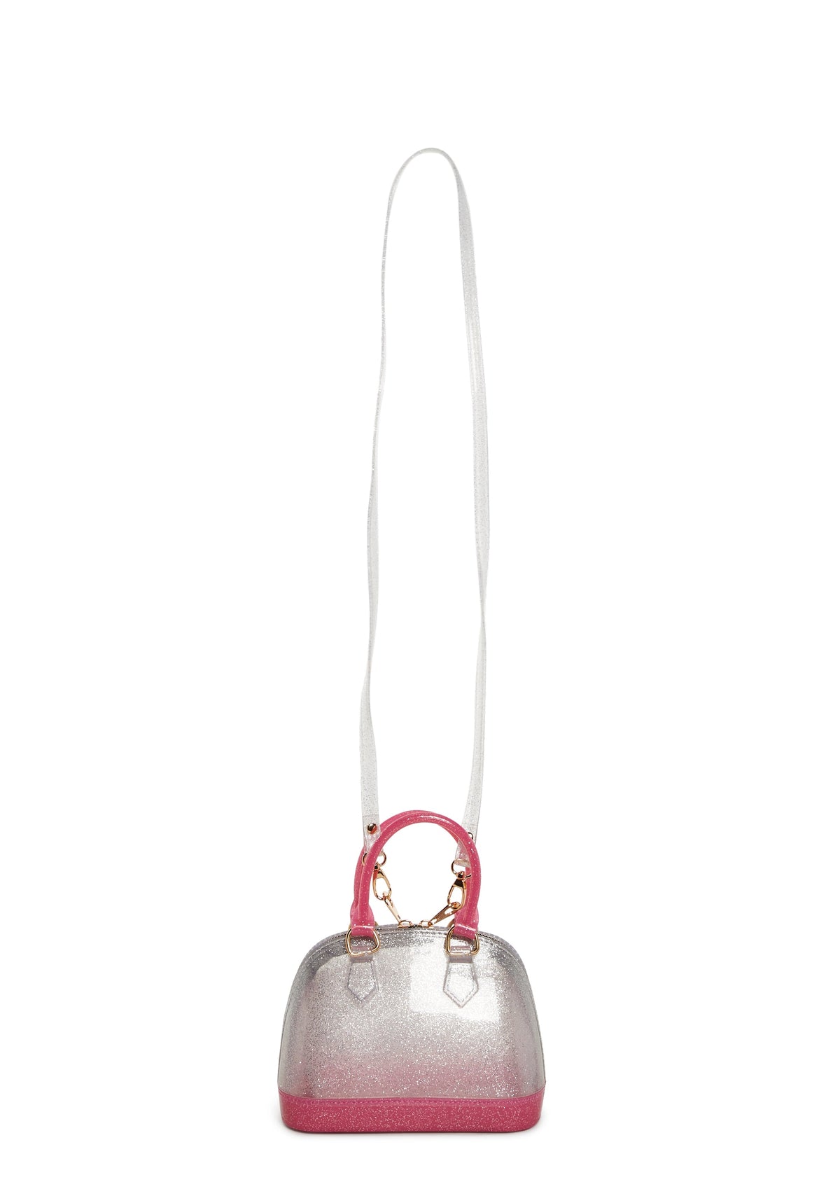 Candy Jelly Shell Handbag - Pink