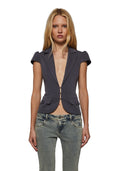 Cleo Tailored Short Sleeve Blazer