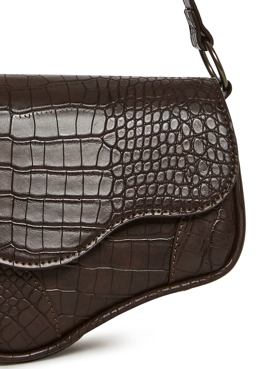 Enamored View Saddle Bag - Brown