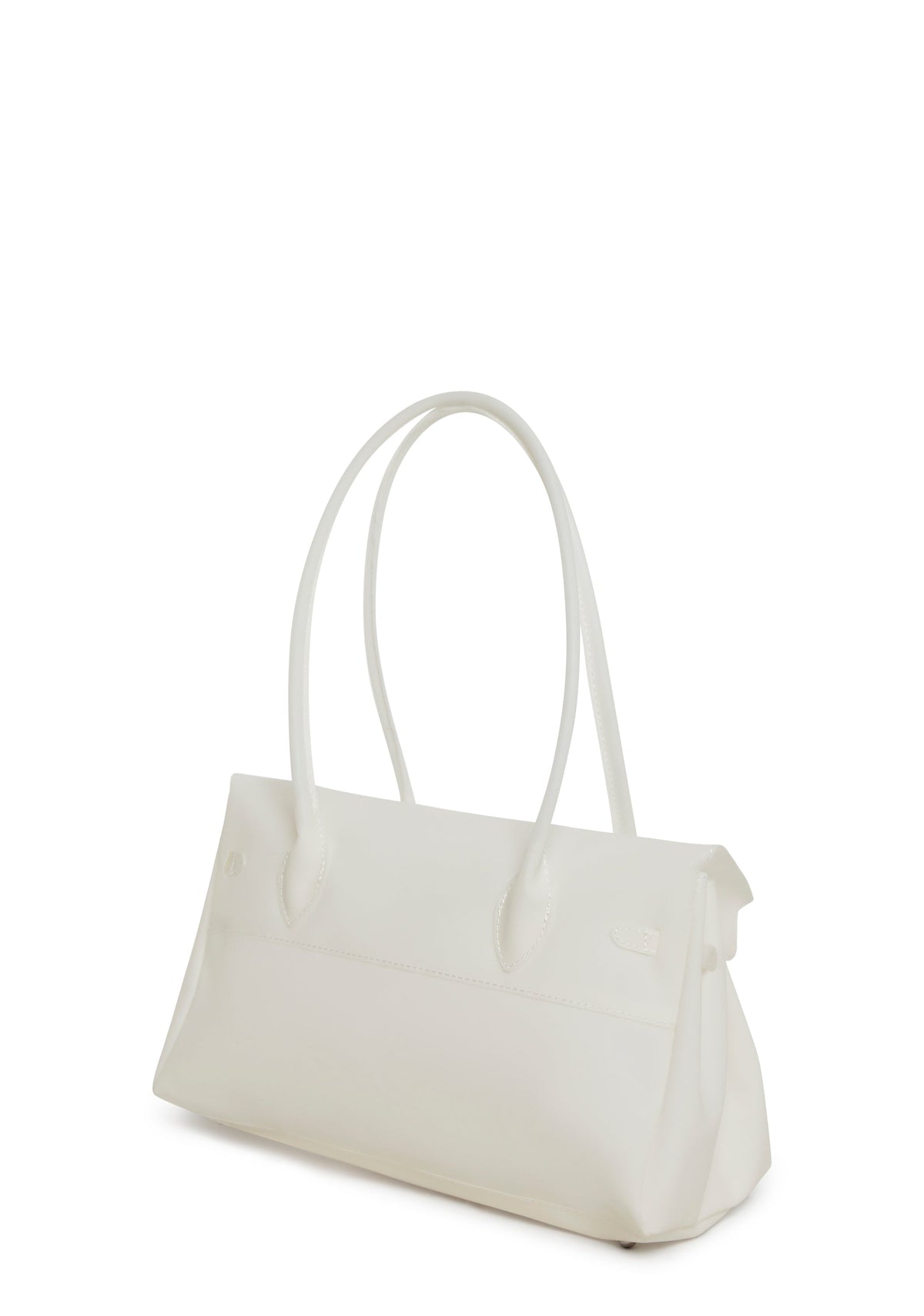 Candy Jelly Firkin Handbag - White