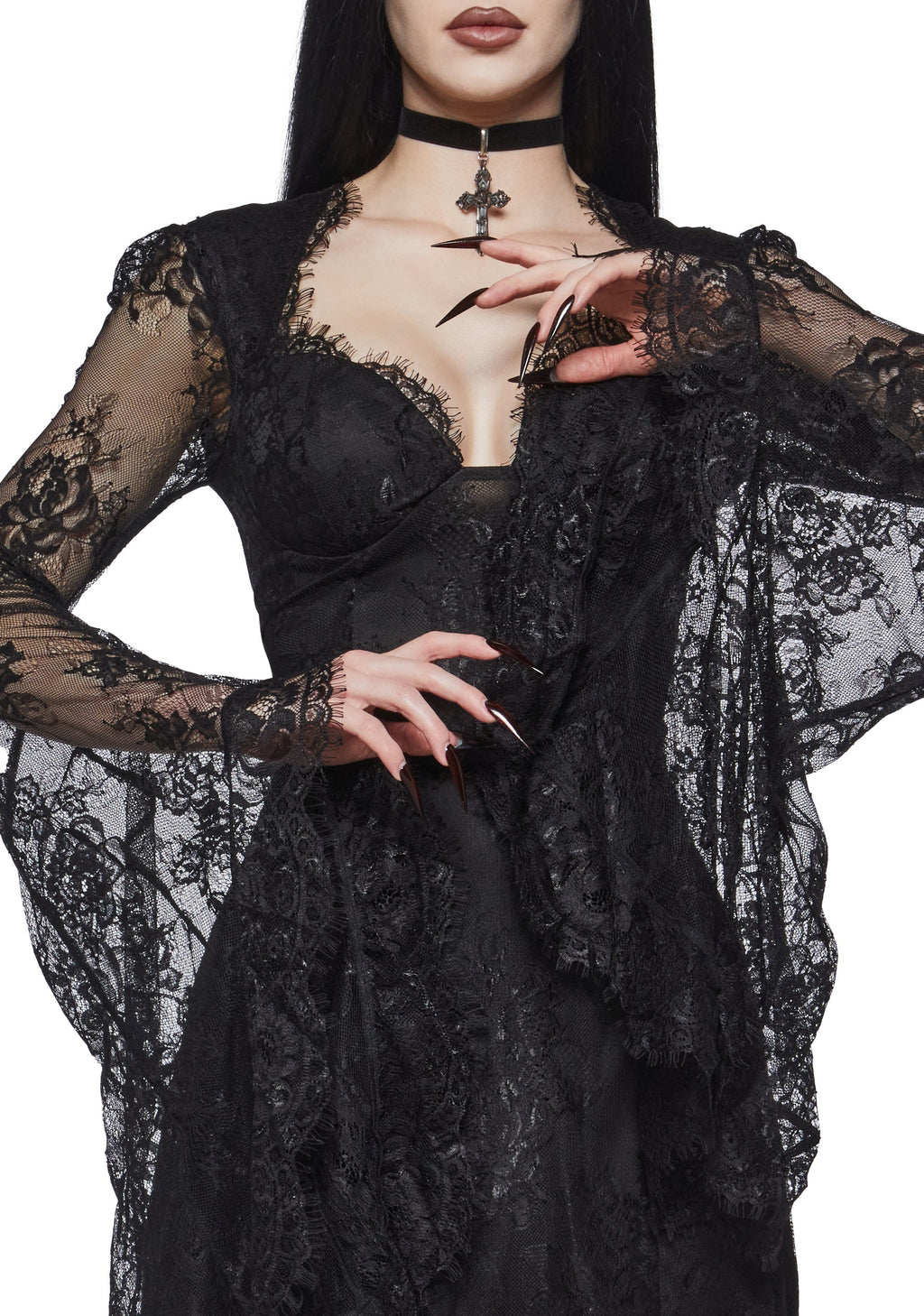 Drusilla Lace Flare Mini Dress