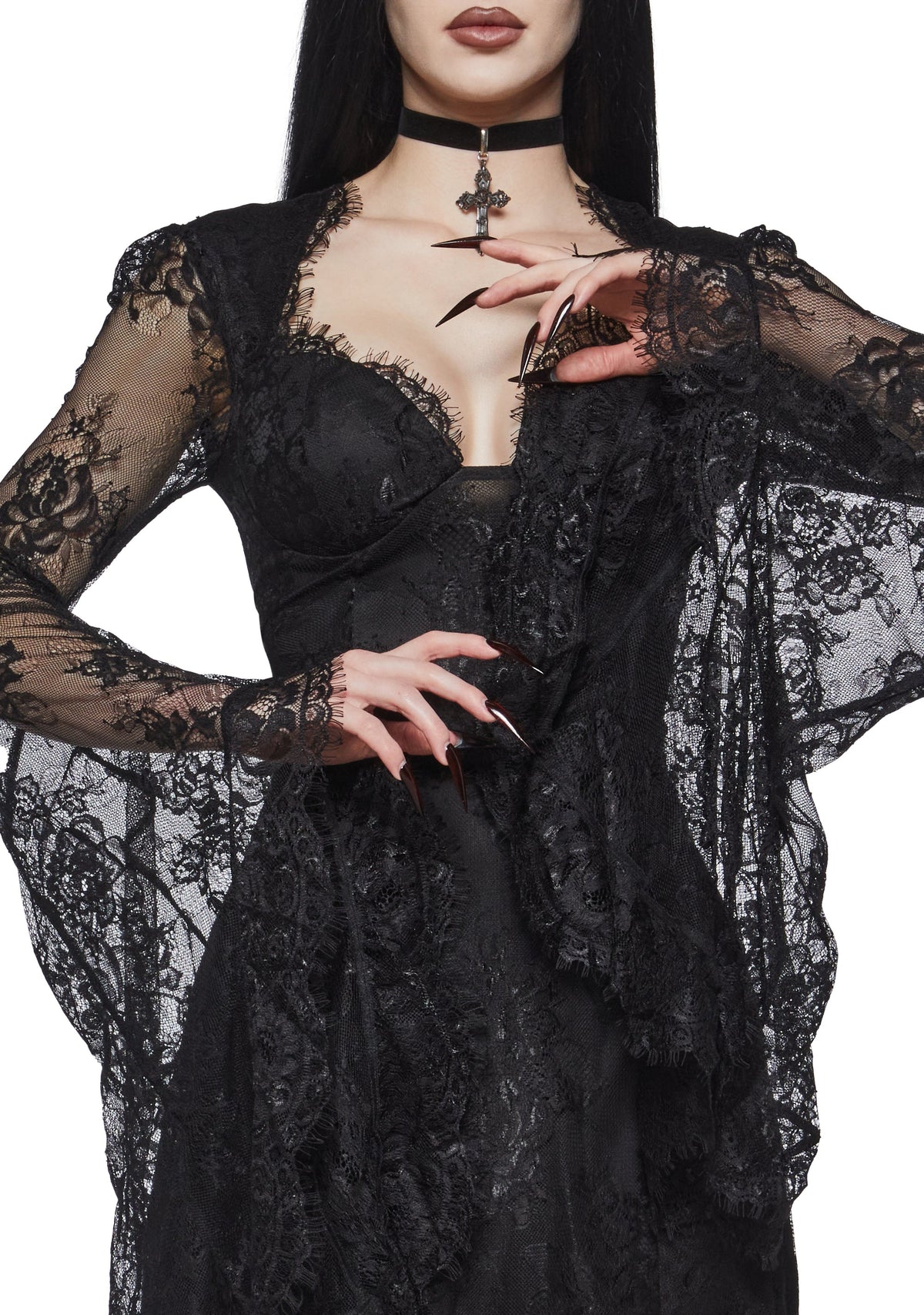 Drusilla Lace Flare Mini Dress