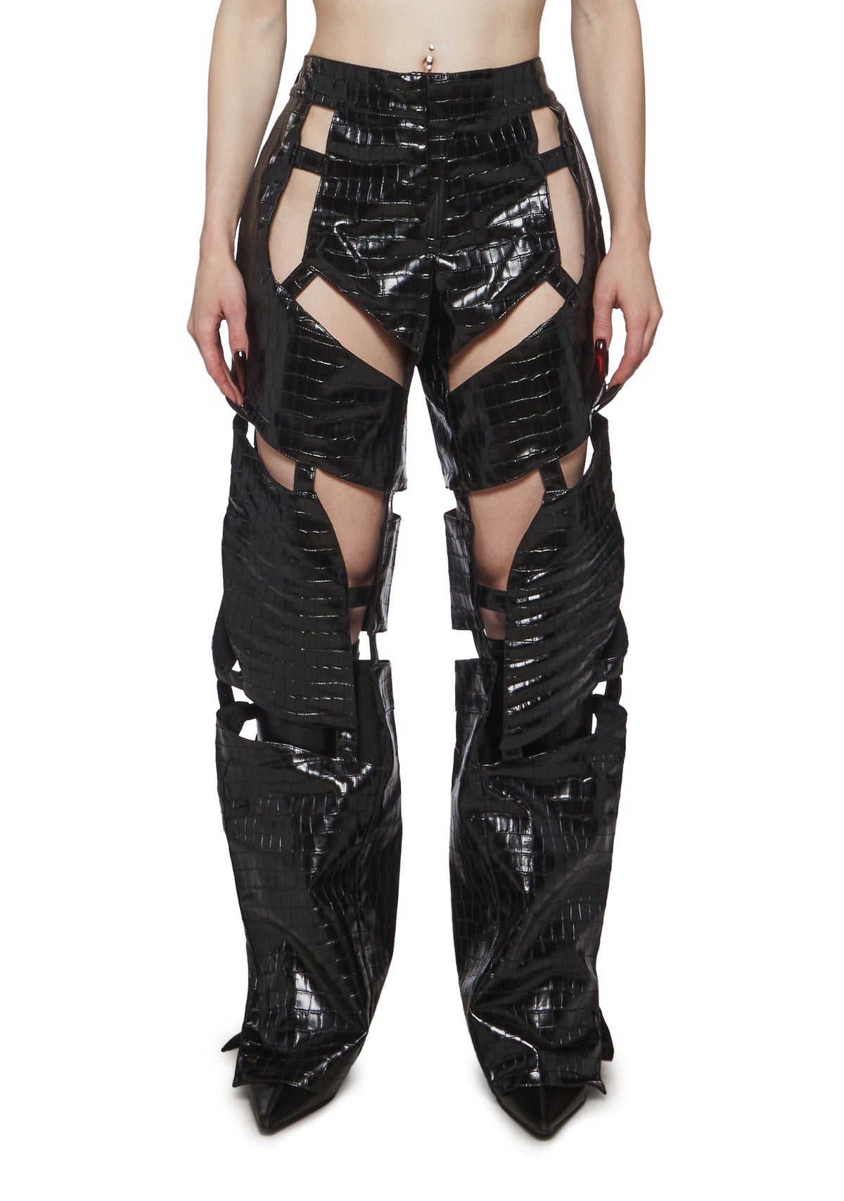 Biker Floating Pants- Black