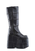 Stack-301 Matte Patched Platform Boots