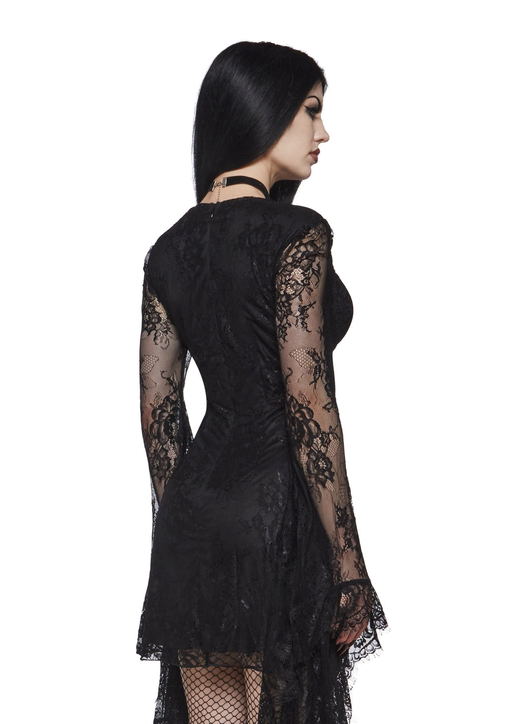Drusilla Lace Flare Mini Dress