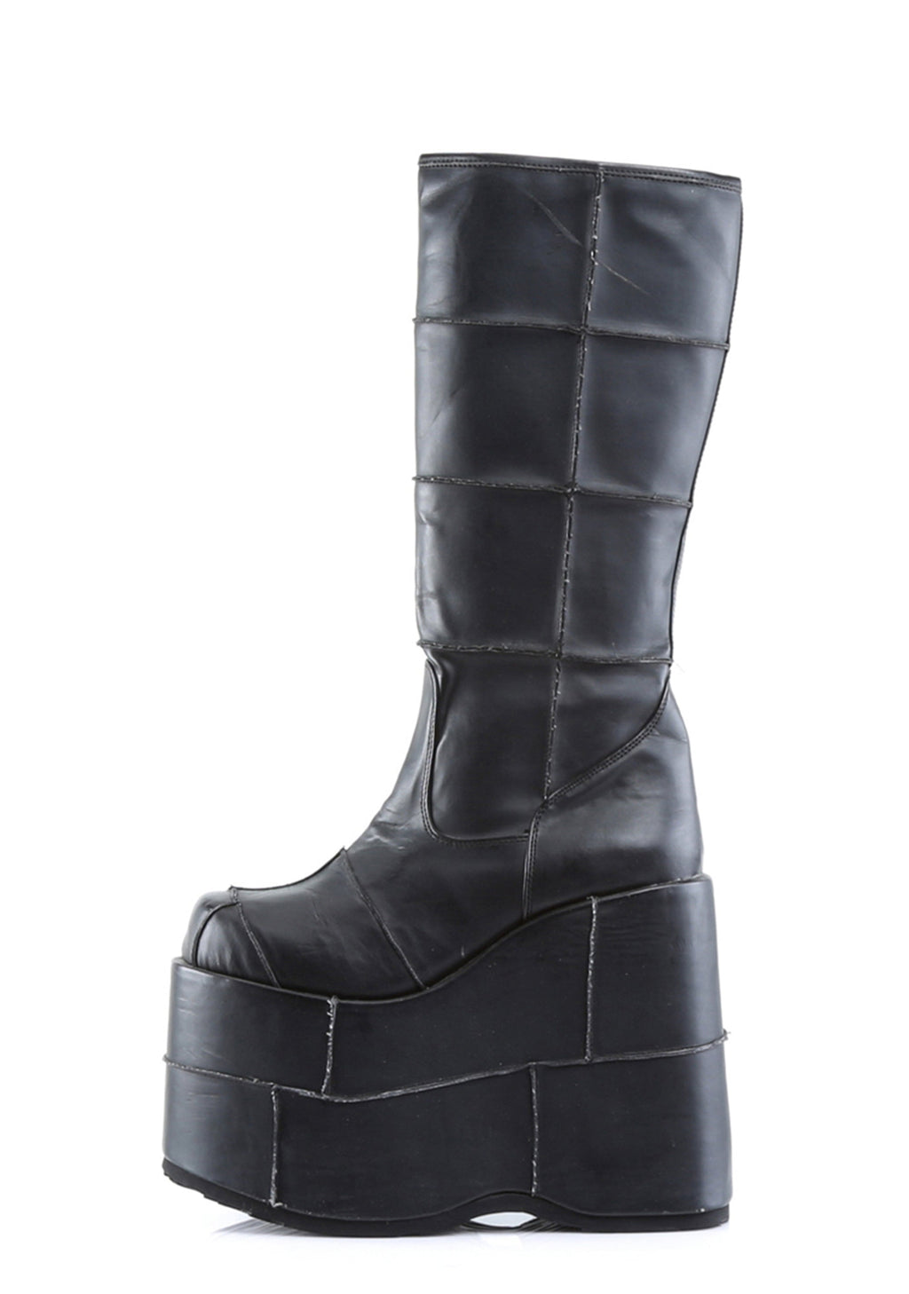 Stack-301 Matte Patched Platform Boots