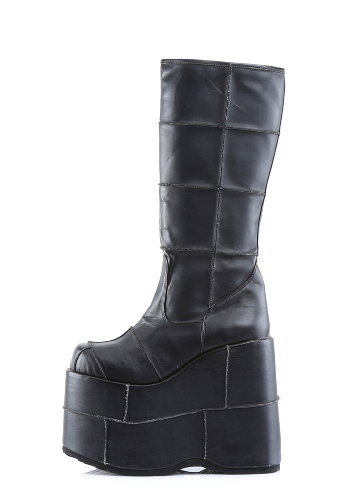 Stack-301 Matte Patched Platform Boots
