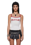 Logo Spaghetti Strap Tank Top