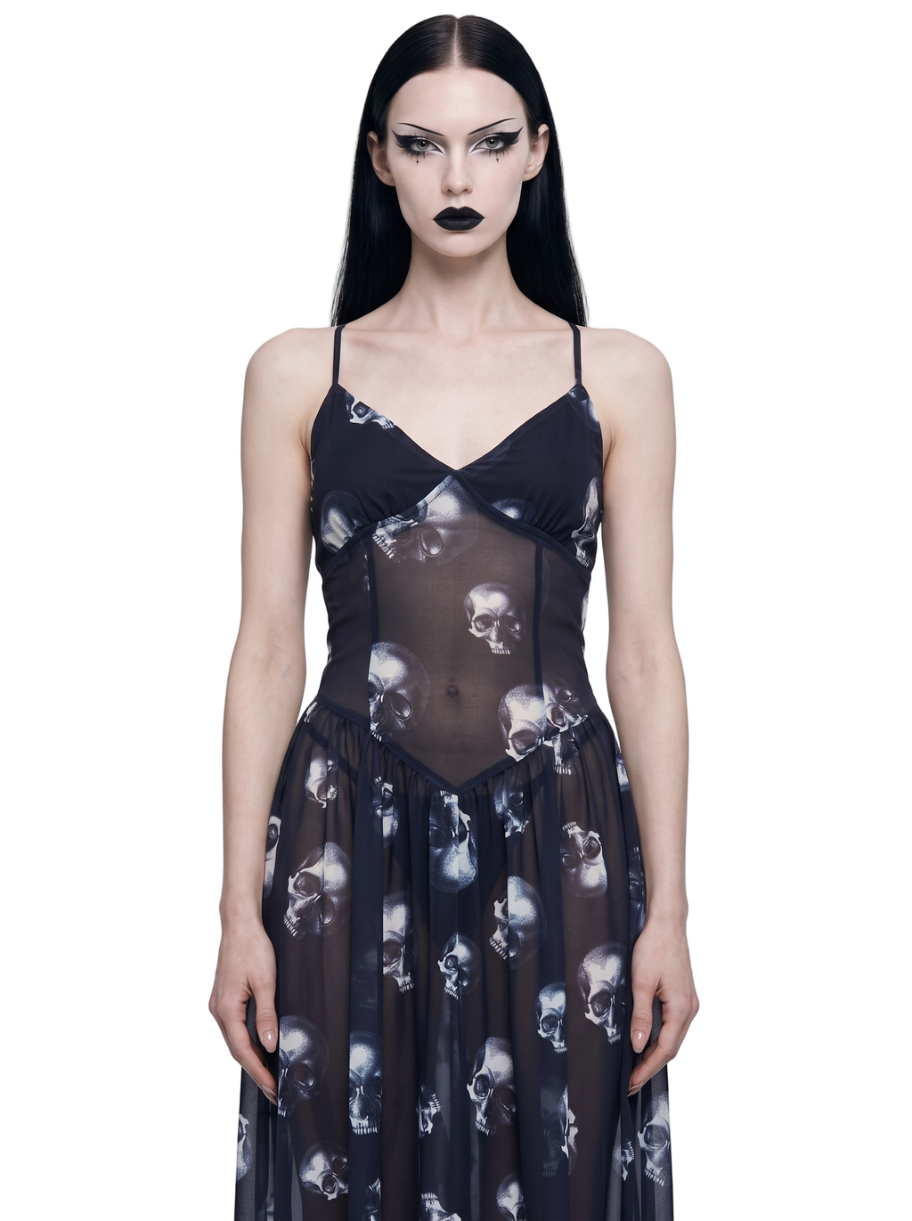 Queen of Skulls Maxi Dress