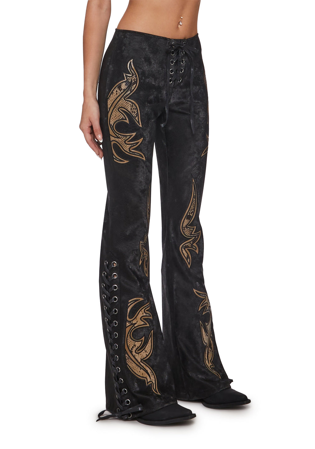 Rodeo Renegade Lace Up Pants