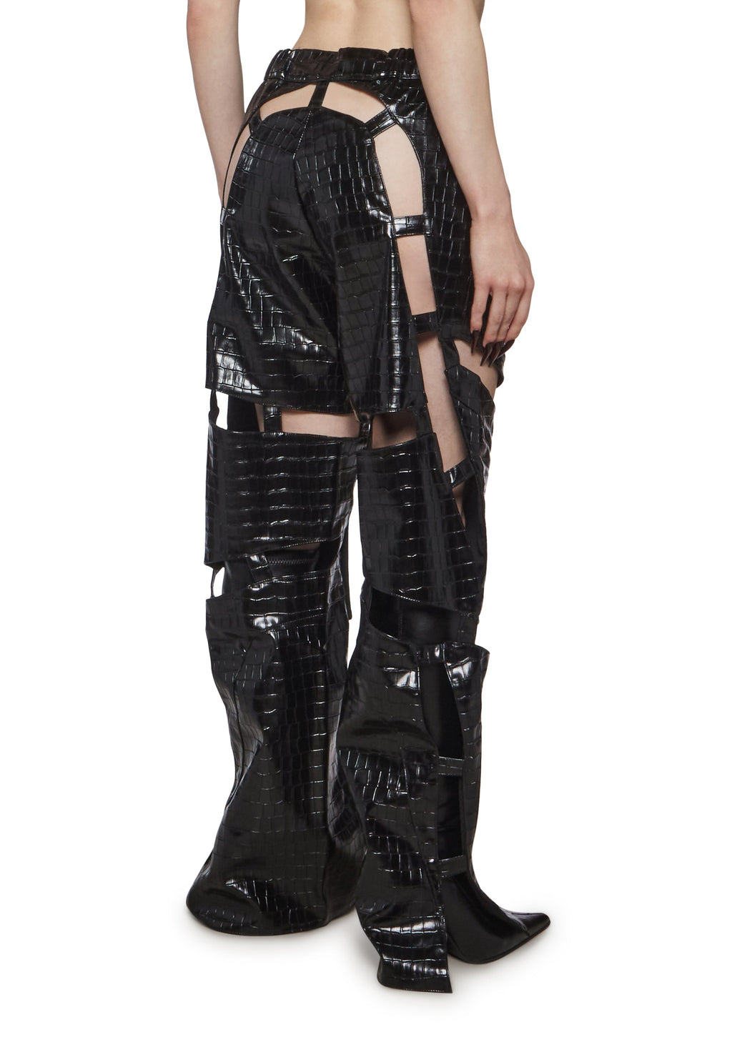 Biker Floating Pants- Black