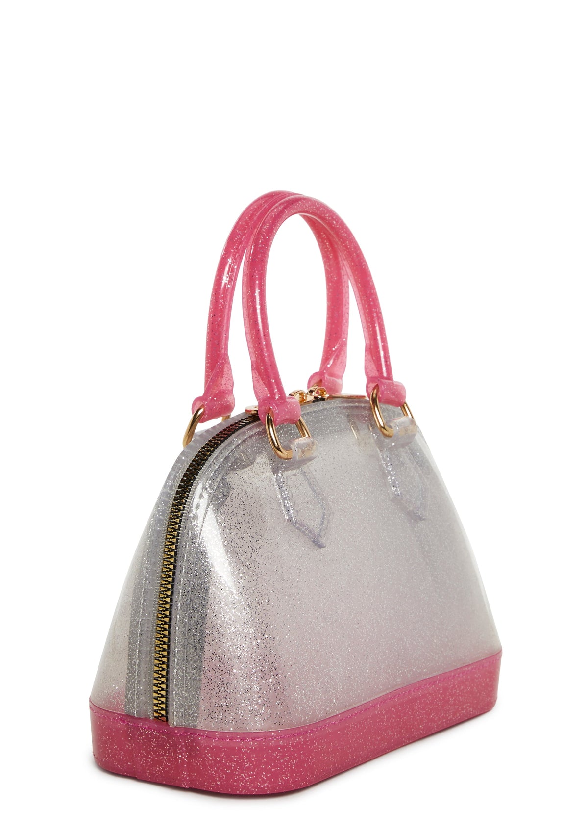 Candy Jelly Shell Handbag - Pink