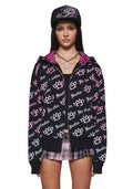 Oversized Claw Knuckle Logo Hoodie