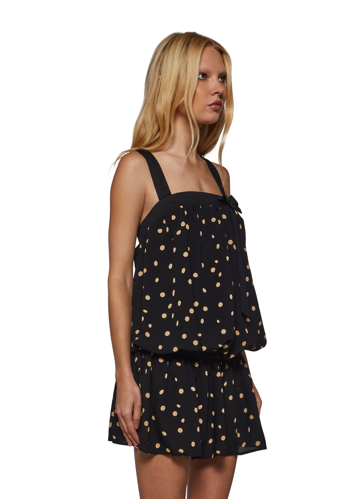 Mimi Drop Waist Bubble Mini Dress