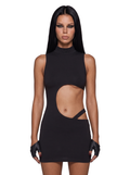 Mistress Cut Out Bodycon Mini Dress