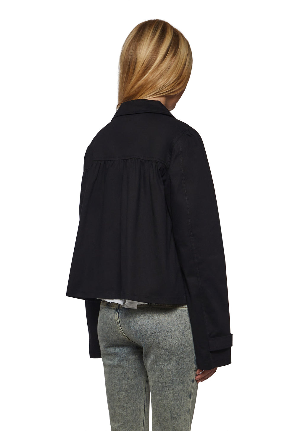 Gracie Cropped Babydoll Jacket