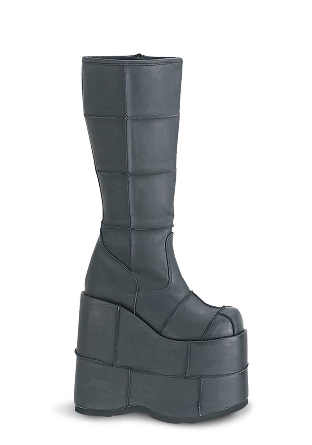 Stack-301 Matte Patched Platform Boots