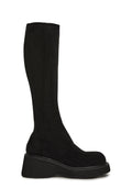 Cece Suede Knee High Stretch Platform Boots