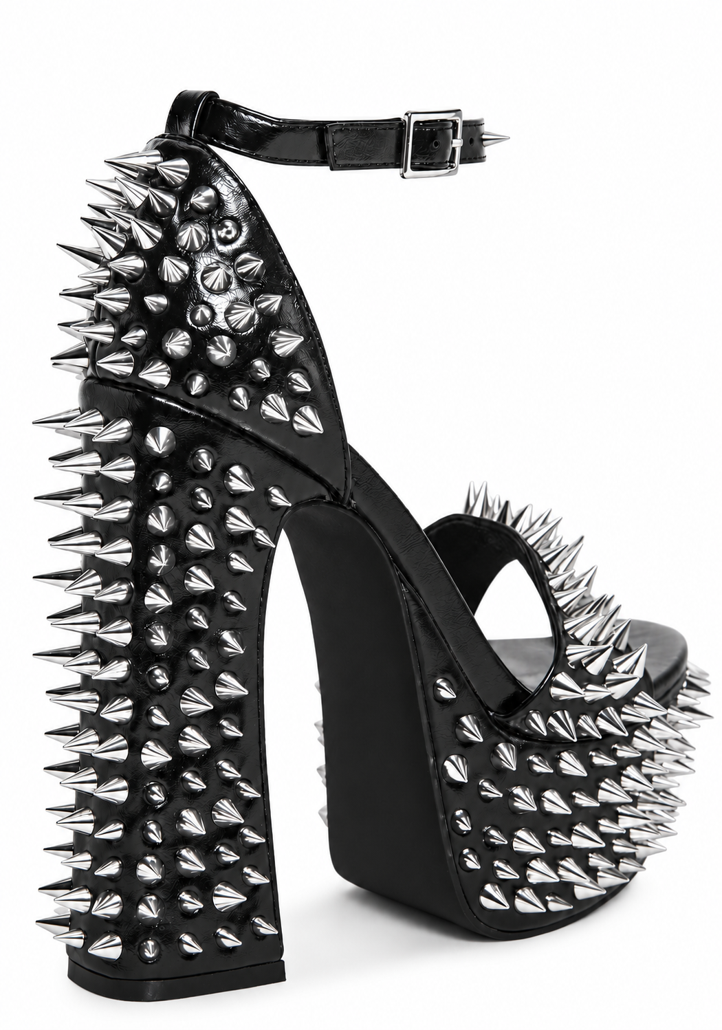 Holy Revelation Pure Platform Heels - Spiked