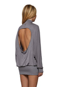 Reloop High Neck Dolman Mini Dress