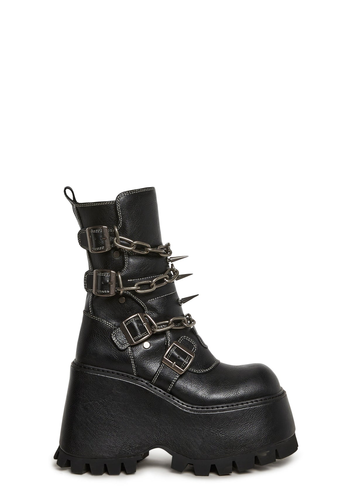 Hard & Heavy Mid Calf Platform Boots