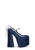 Sweet Sonata Platform Mary Janes - Navy