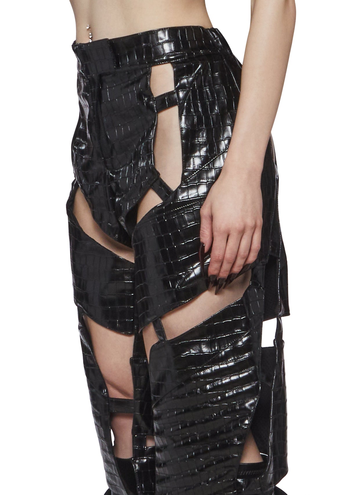 Biker Floating Pants- Black