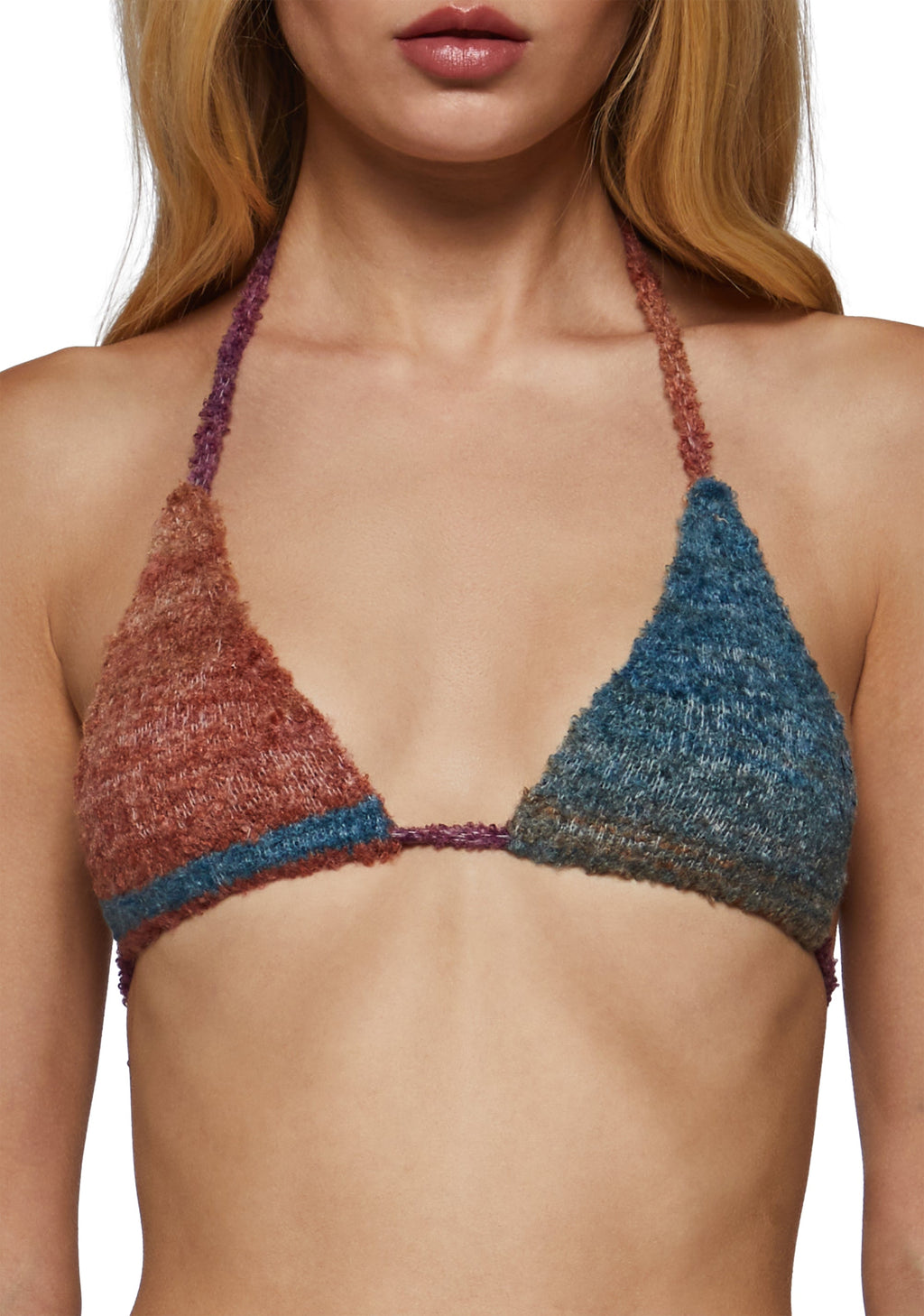 Roxxy Bra Top and Micro Shorts Knit Set
