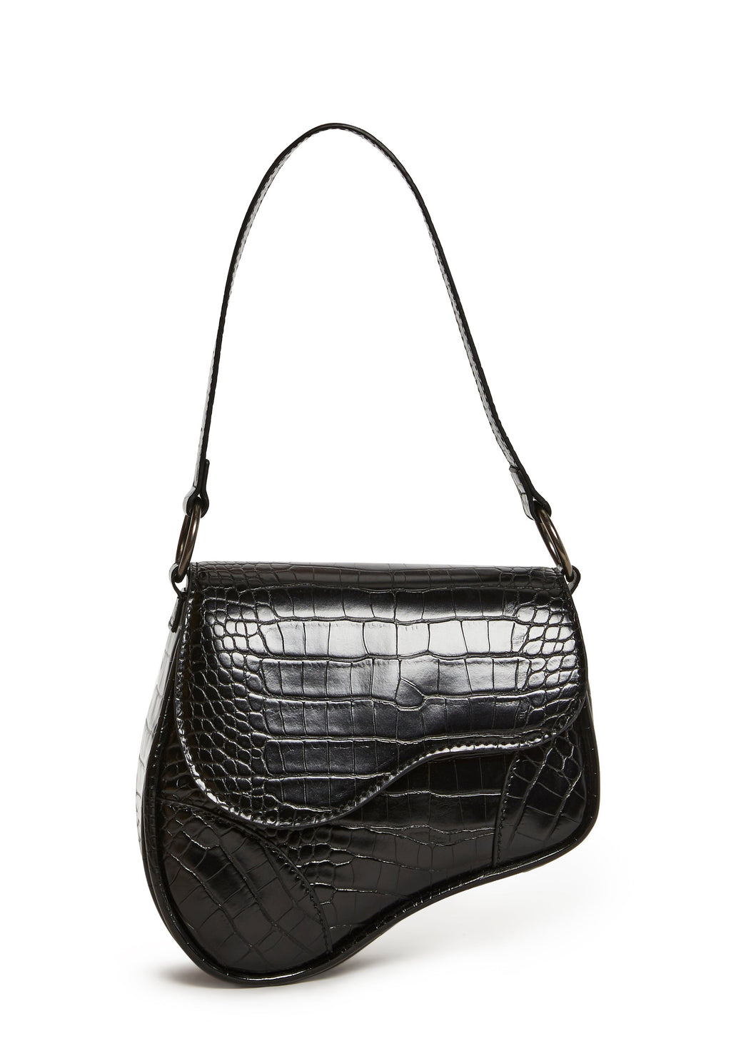 Enamored View Saddle Bag - Black