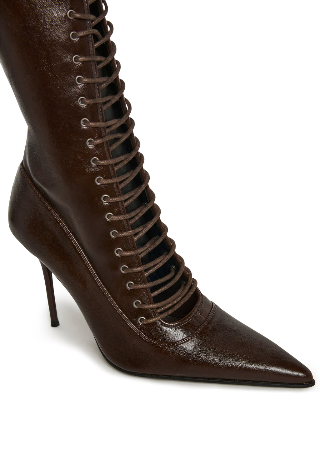 Scandalous Seduction Heeled Boots - Brown