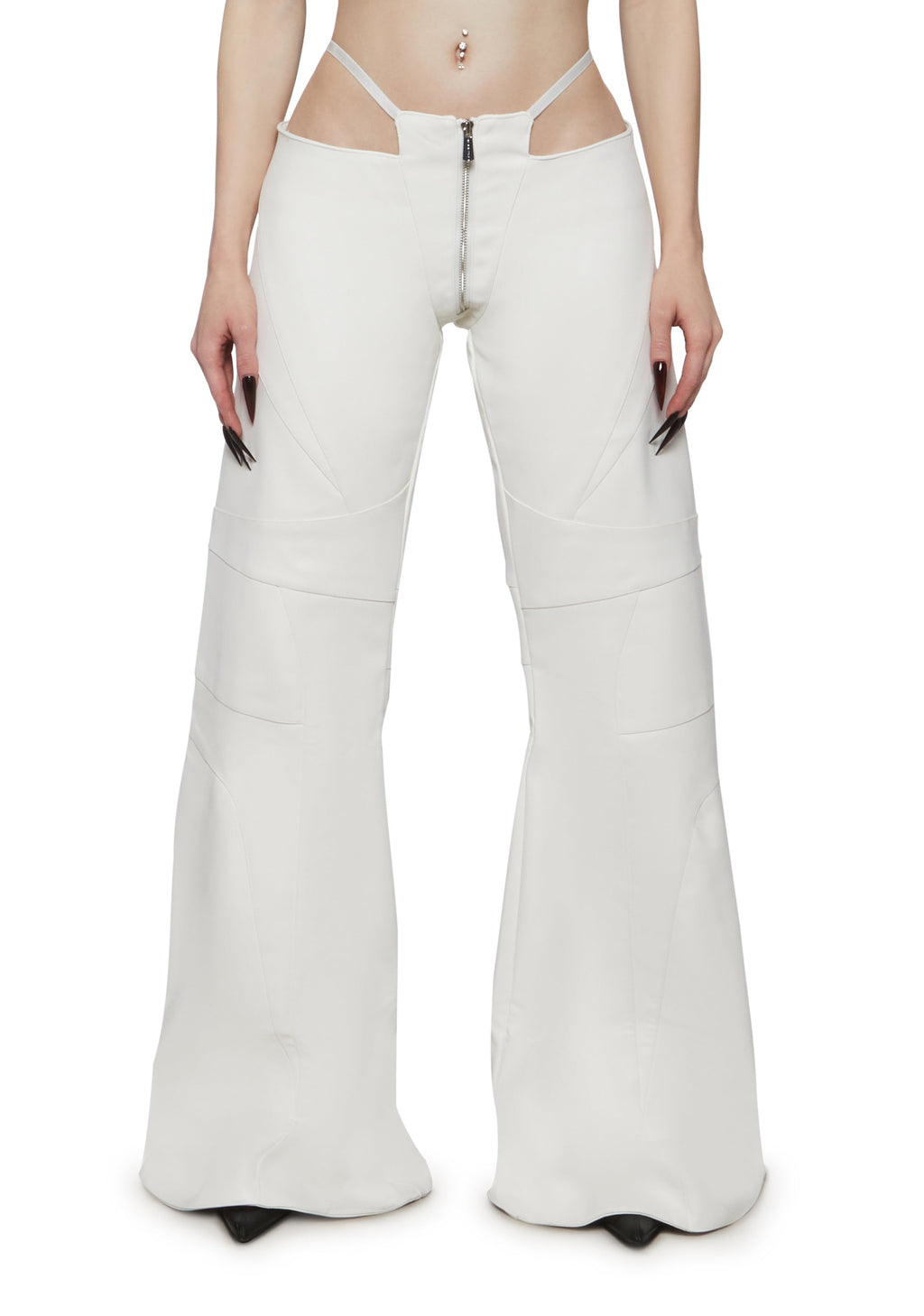 Oversize thong pants - White