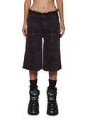Reloop Washed & Distressed Denim Jorts