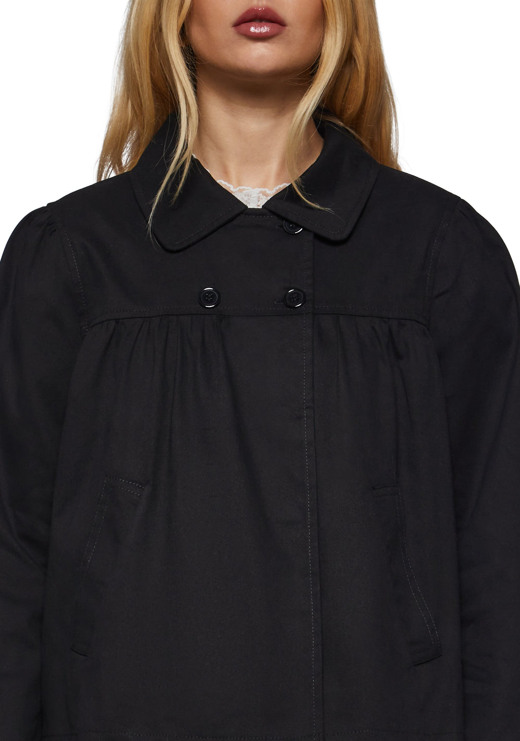 Gracie Cropped Babydoll Jacket