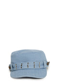 Studded Cadet Hat - Denim
