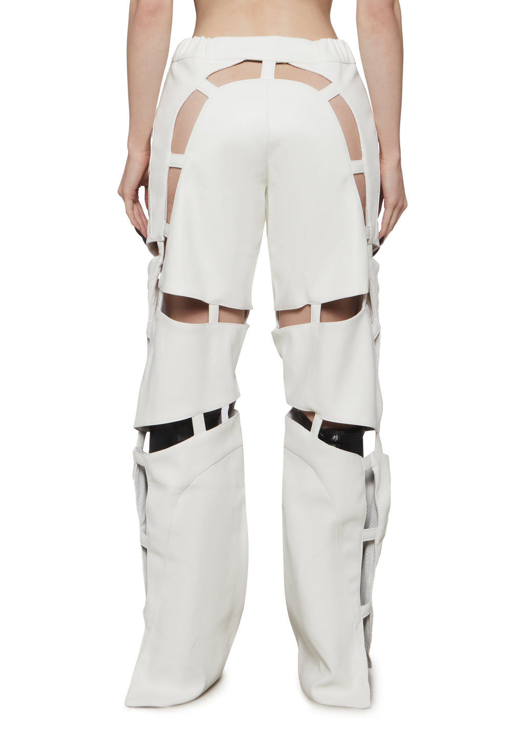 Biker Floating Pants - White