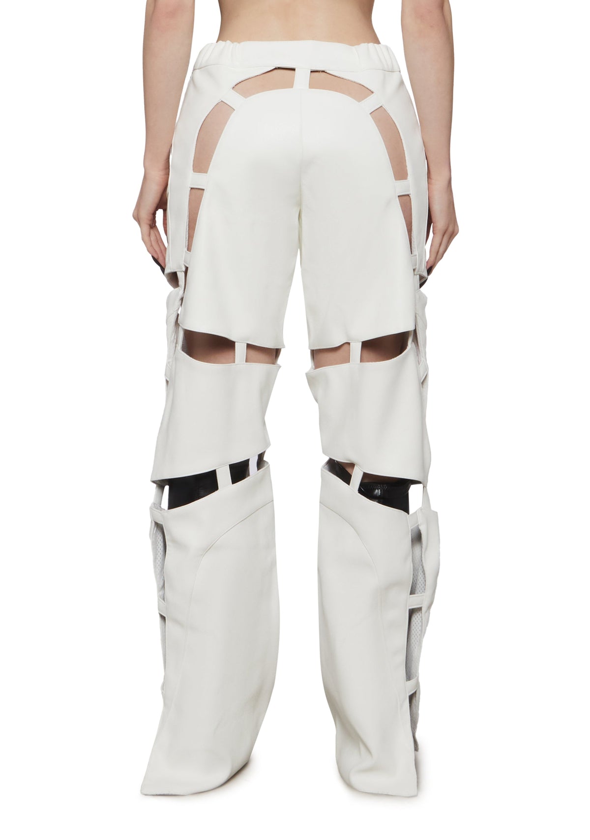 Biker Floating Pants - White