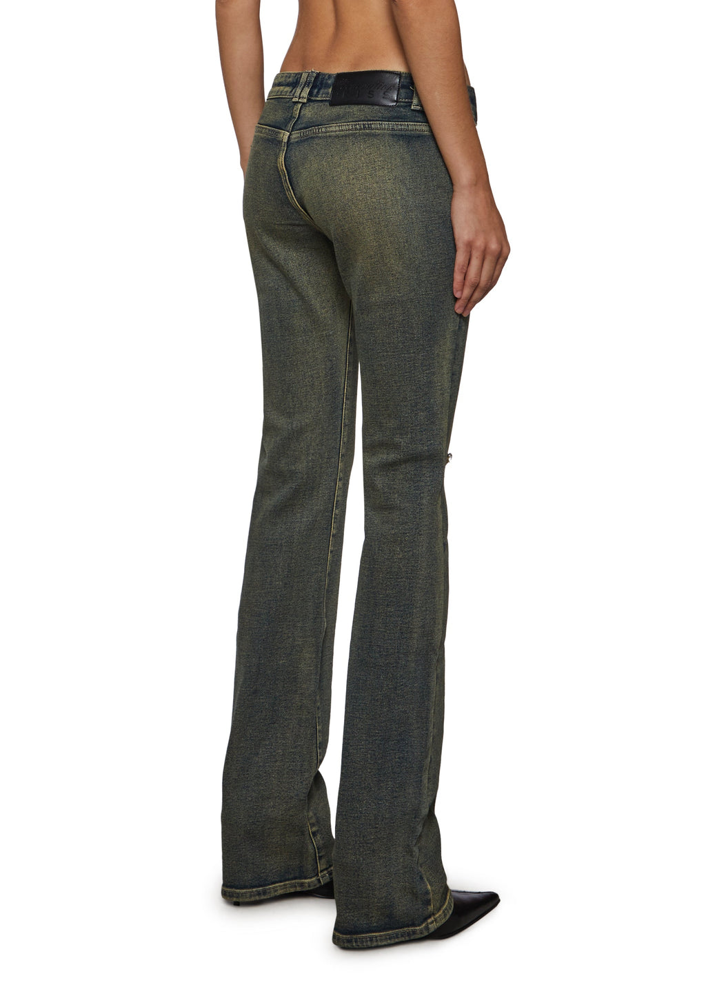 Maddie Low Rise Jeans - Distressed