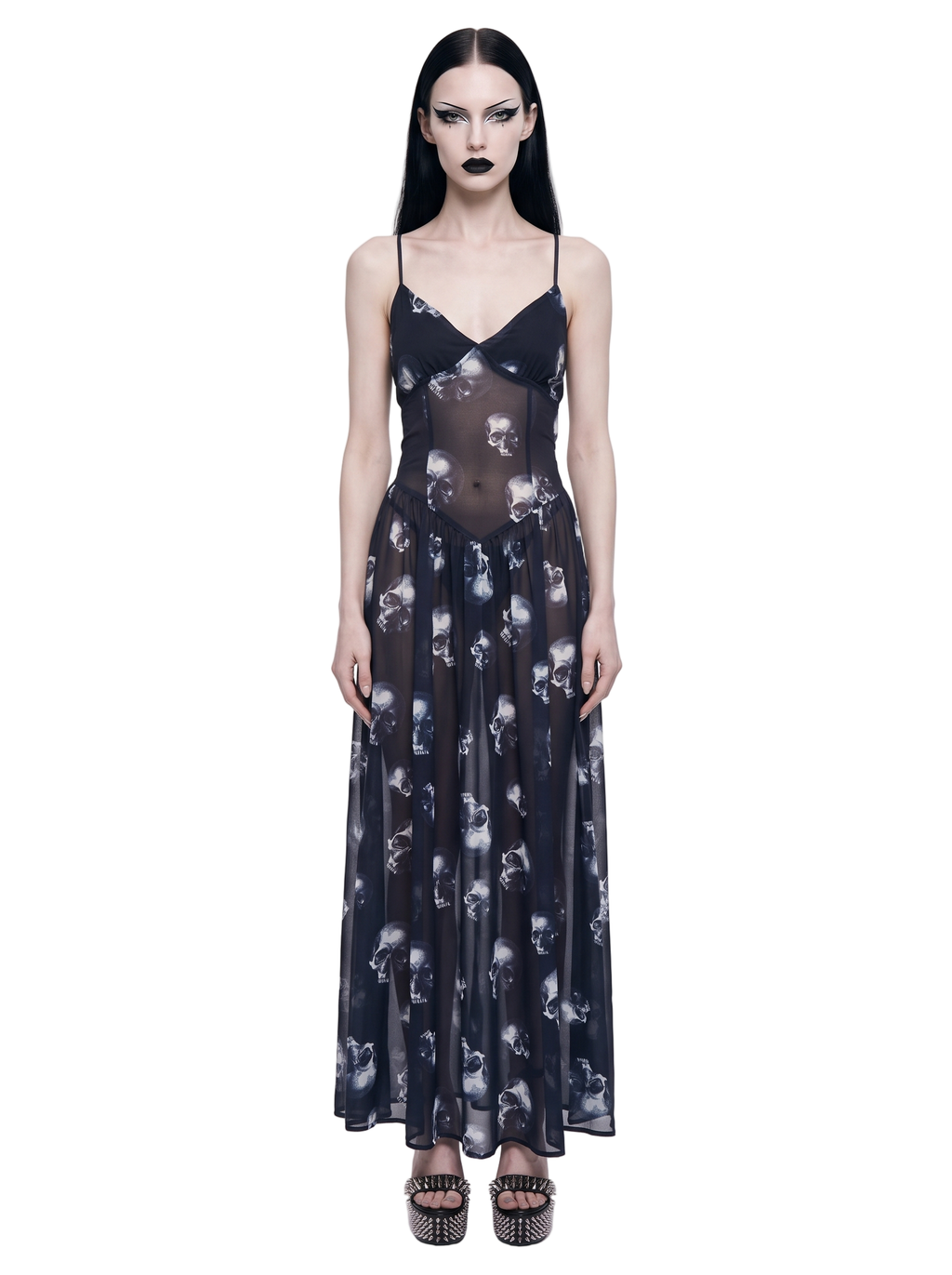Queen of Skulls Maxi Dress