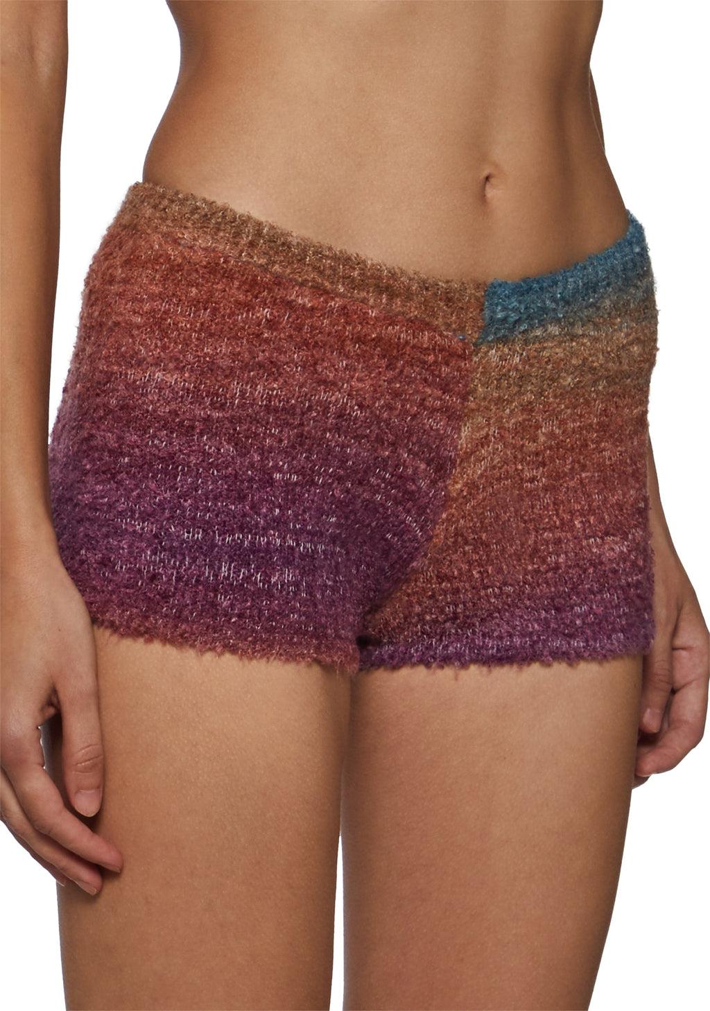 Roxxy Bra Top and Micro Shorts Knit Set